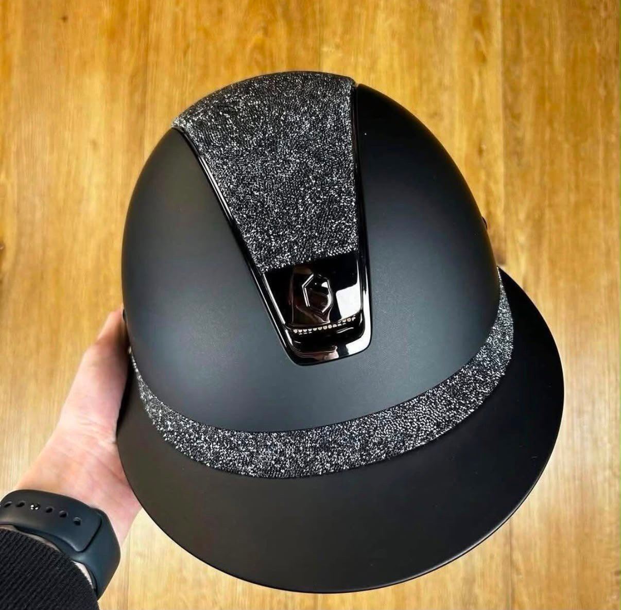 Casque Samshield 2.0 – Noir & Glitter
